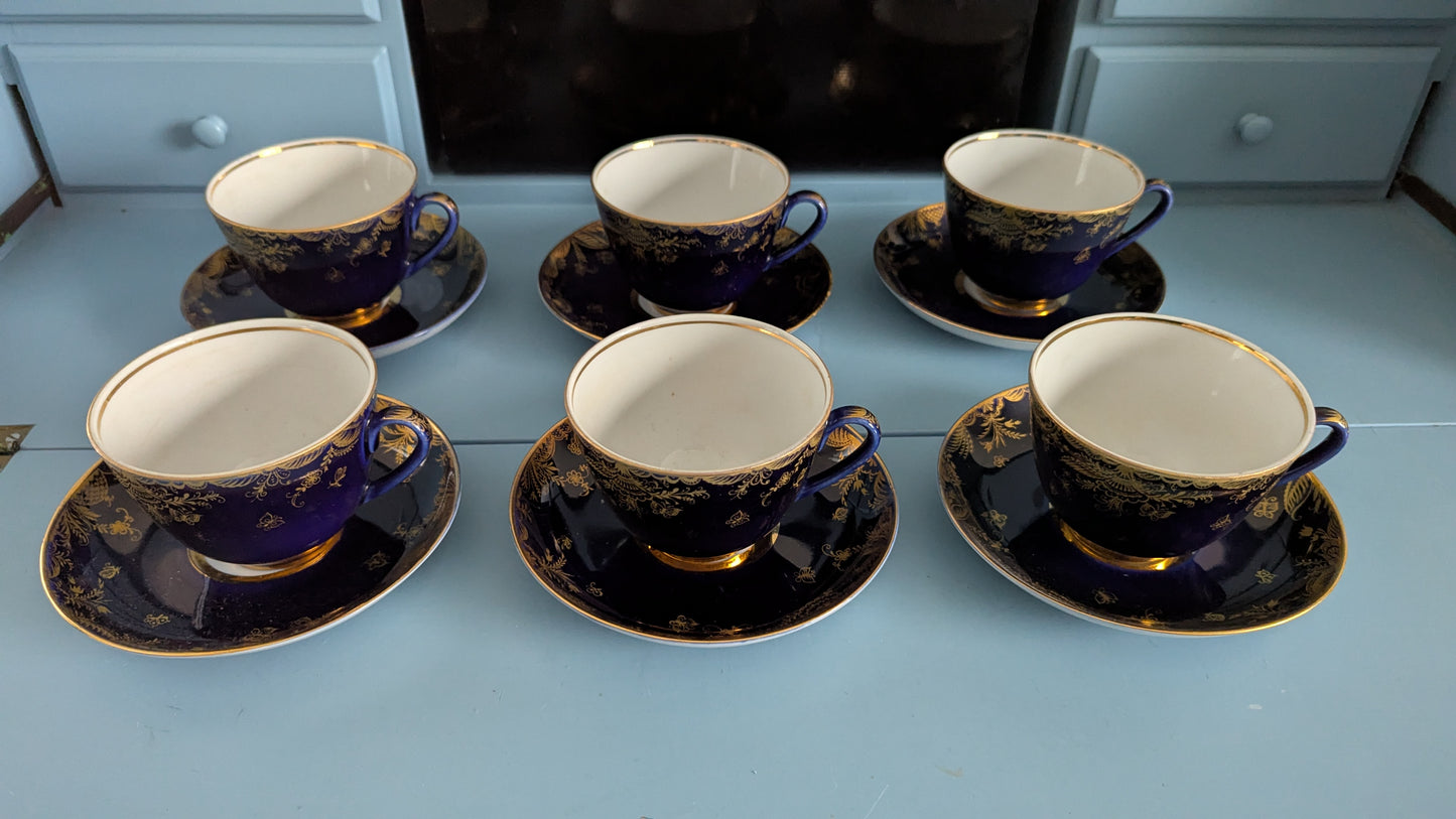 Lomonosov - Kahviastiasto / Teeastiasto Kuudelle Hengelle (12-Osainen)