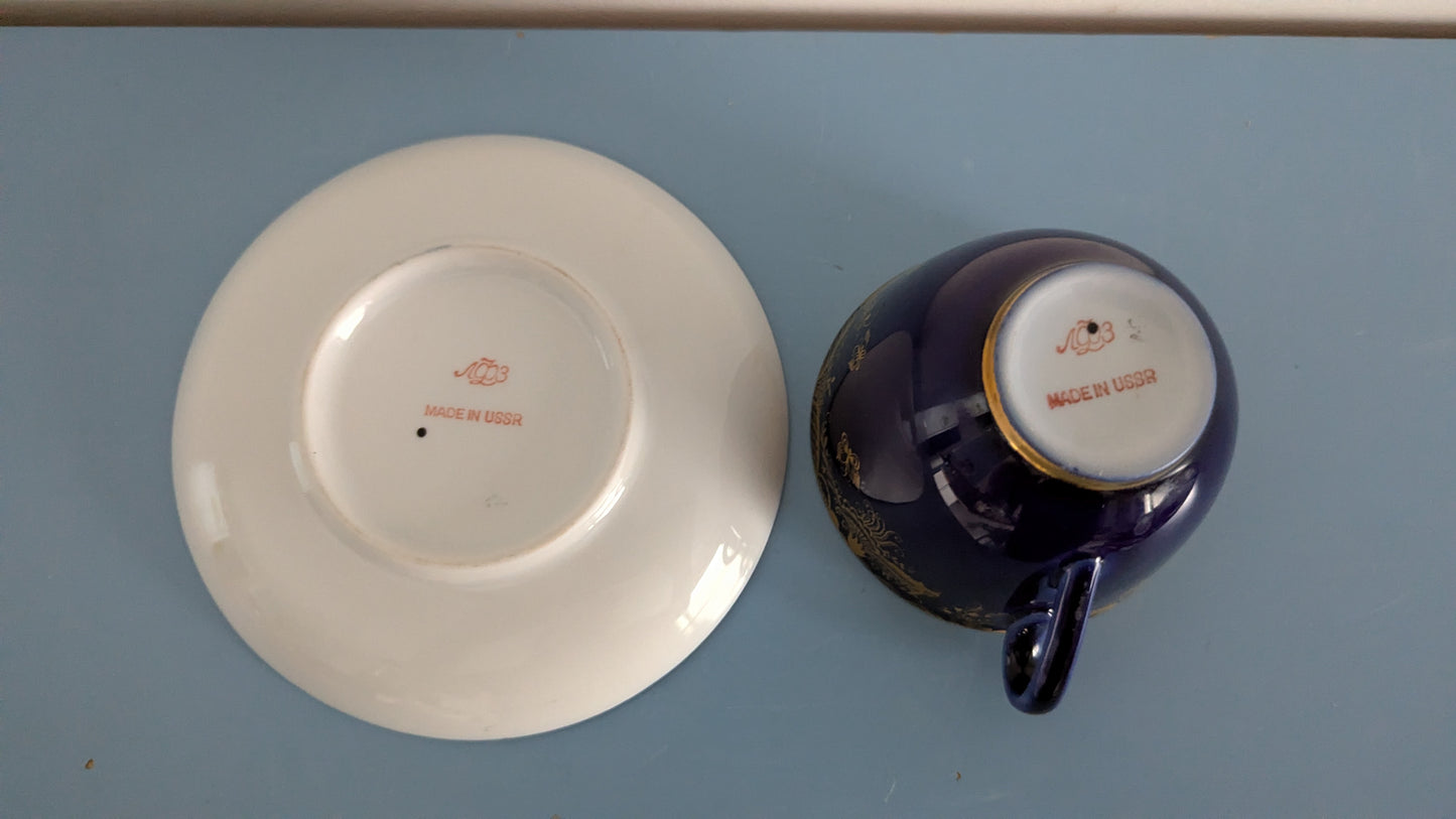 Lomonosov - Kahviastiasto / Teeastiasto Kuudelle Hengelle (12-Osainen)