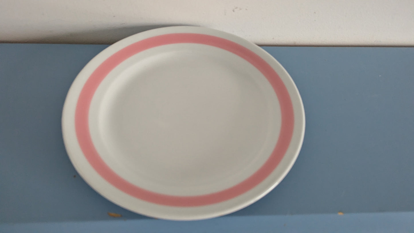 Arabia Punavalko Ruokalautanen (4kpl, 1960-1966, Kurt Ekholm)