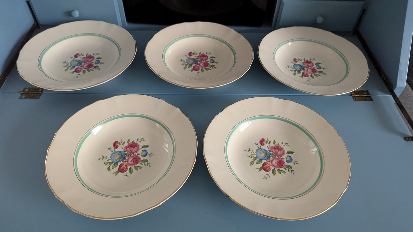 Arabia Tellervo Keittolautanen (5kpl, 1949-1958)