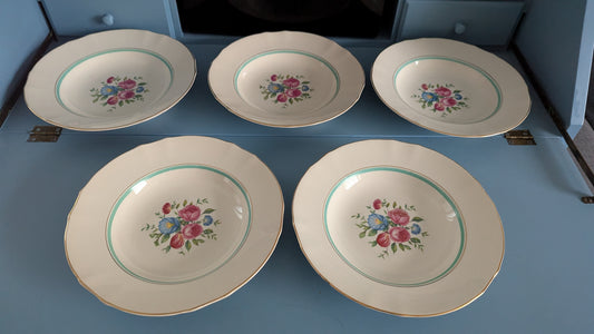 Arabia Tellervo Keittolautanen (5kpl, 1949-1958)