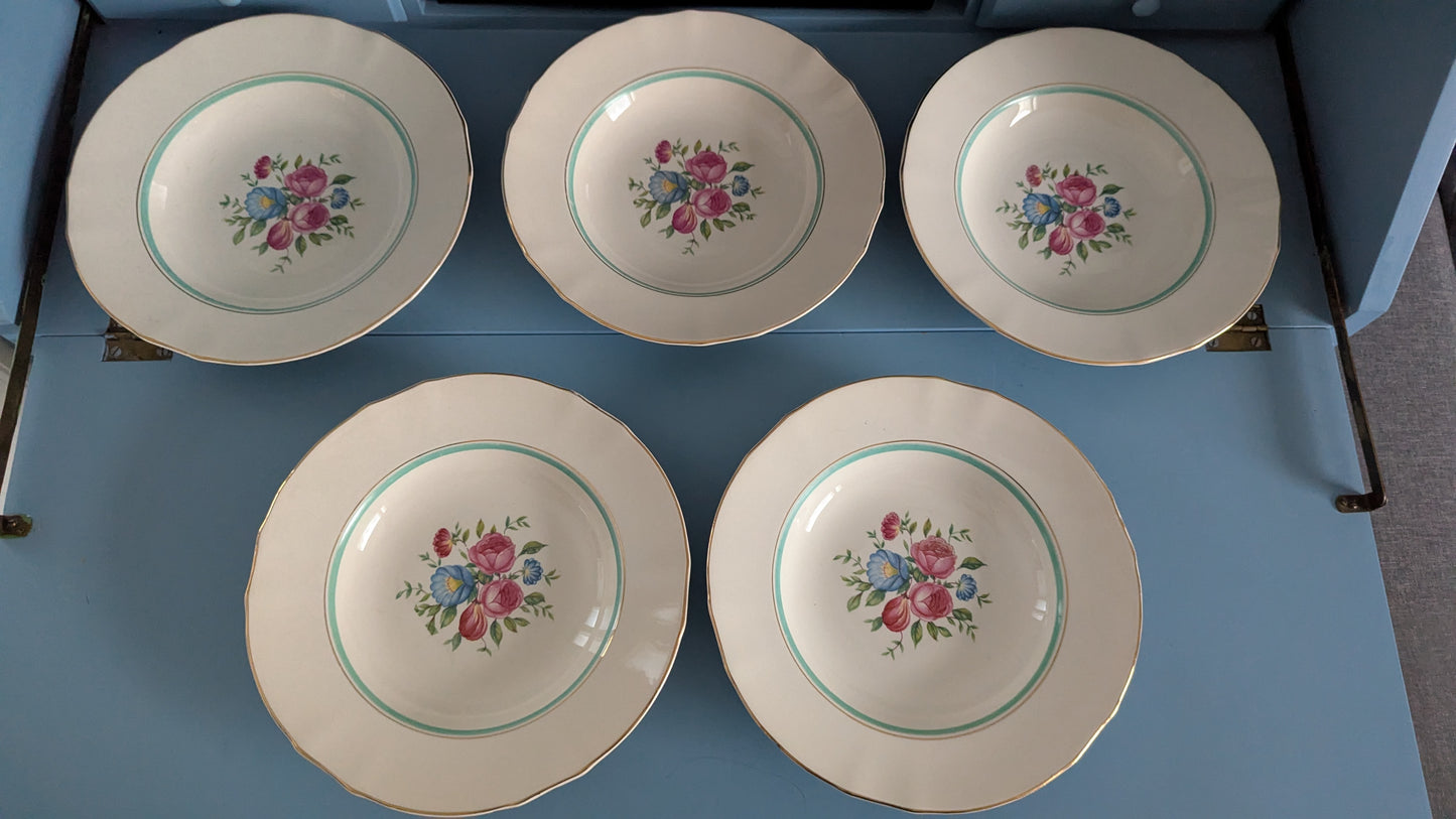 Arabia Tellervo Keittolautanen (5kpl, 1949-1958)