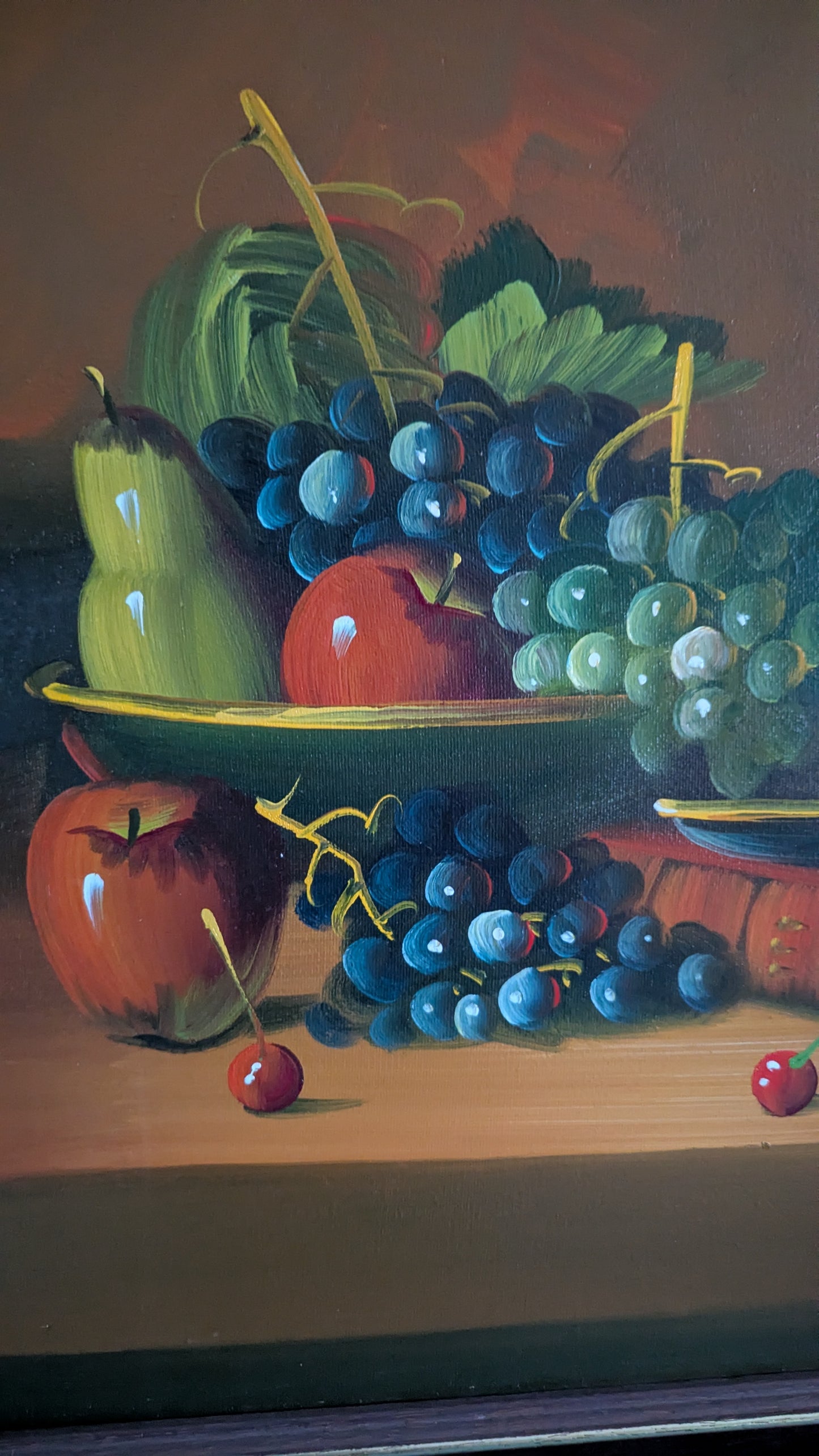 S. Willenius - Asetelma (Signeerattu Öljyvärimaalaus)