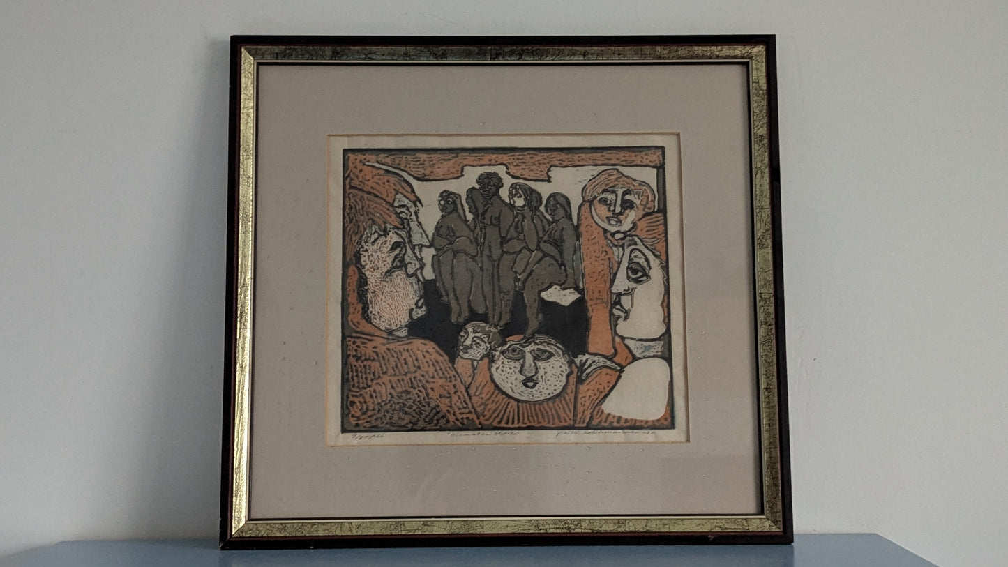 Pertti Kolehmainen - Olematon Olotila (Signeerattu Grafiikka 1982)