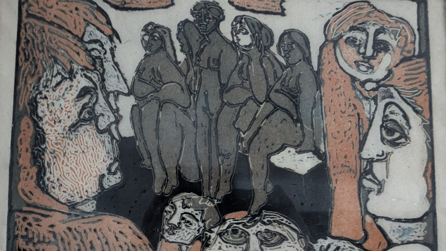 Pertti Kolehmainen - Olematon Olotila (Signeerattu Grafiikka 1982)