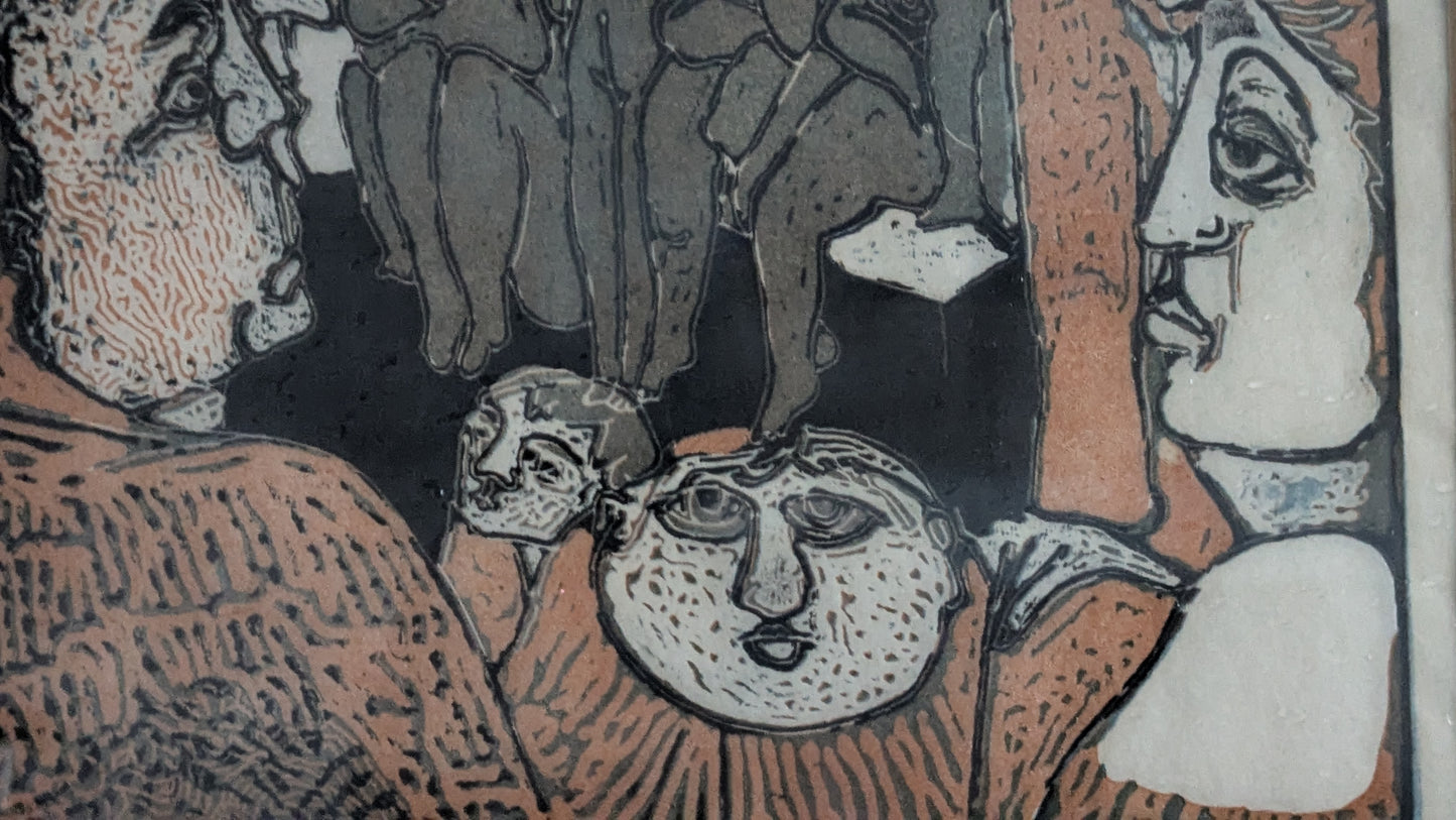 Pertti Kolehmainen - Olematon Olotila (Signeerattu Grafiikka 1982)