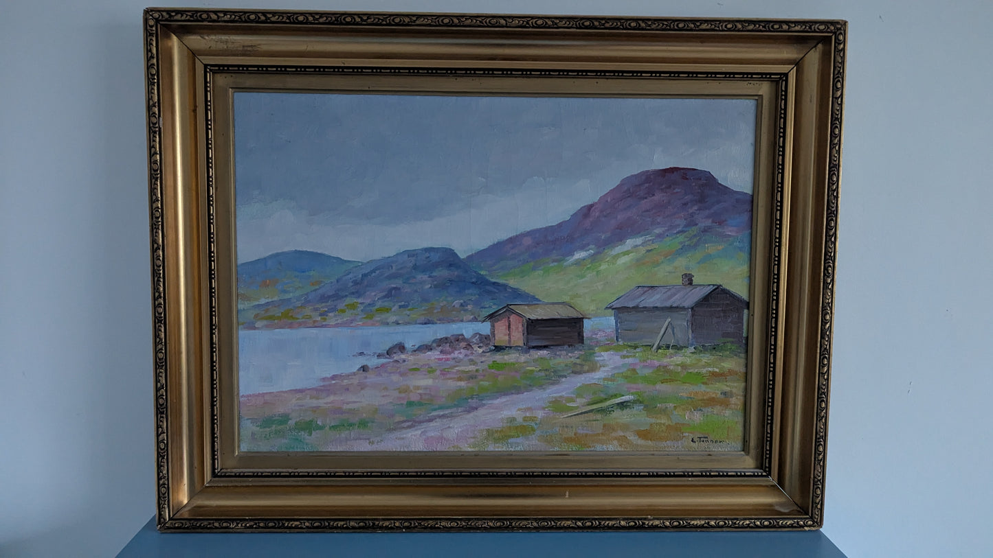 Eino Tanner - Signeerattu Öljyvärimaalaus