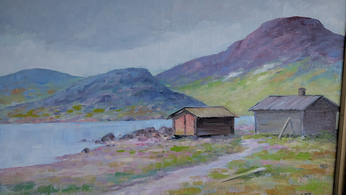 Eino Tanner - Signeerattu Öljyvärimaalaus