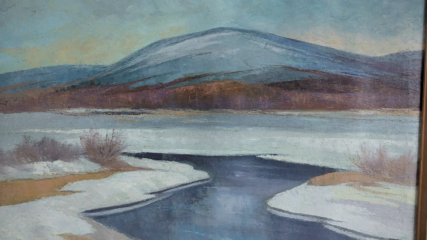 Kaarlo Salmela - Signeerattu Öljyvärimaalaus