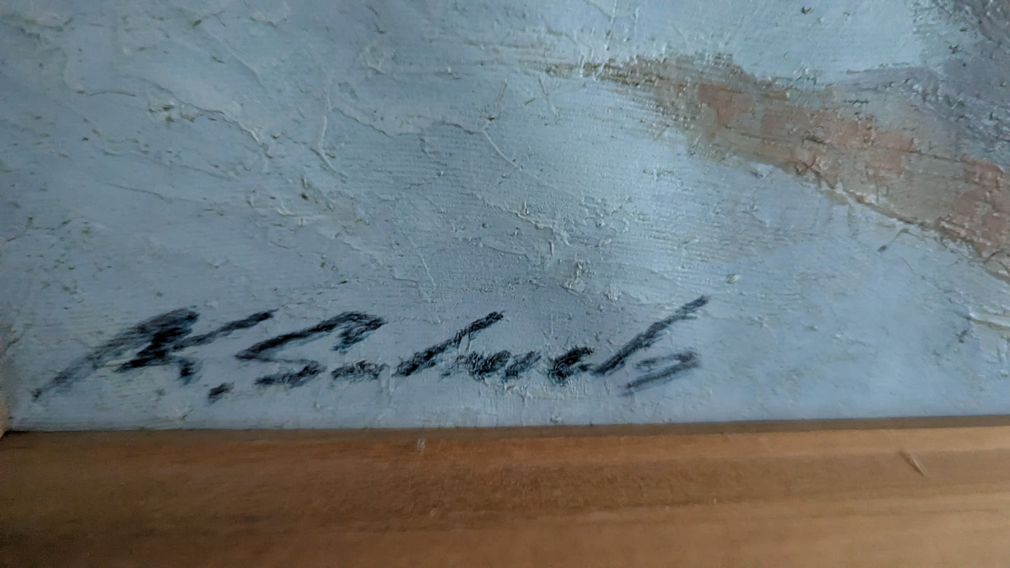 Kaarlo Salmela - Signeerattu Öljyvärimaalaus