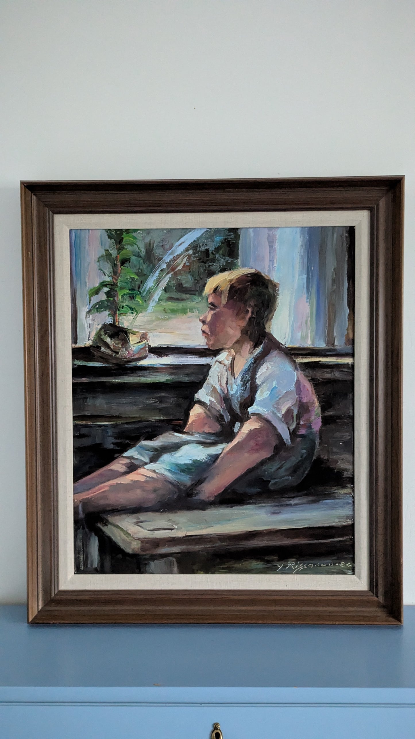 Yrjö Rissanen - Signeerattu Öljyvärimaalaus (1984)