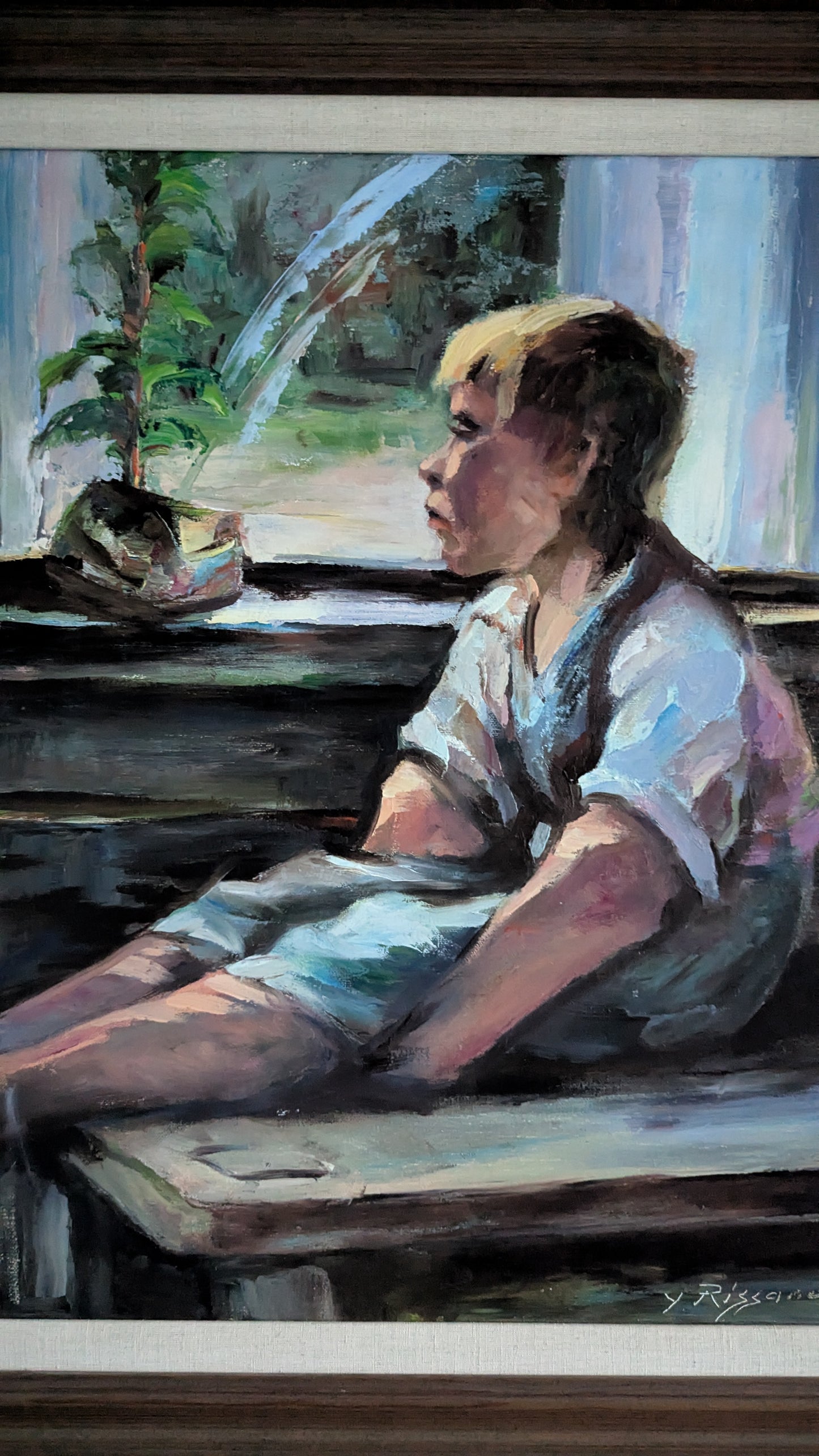 Yrjö Rissanen - Signeerattu Öljyvärimaalaus (1984)