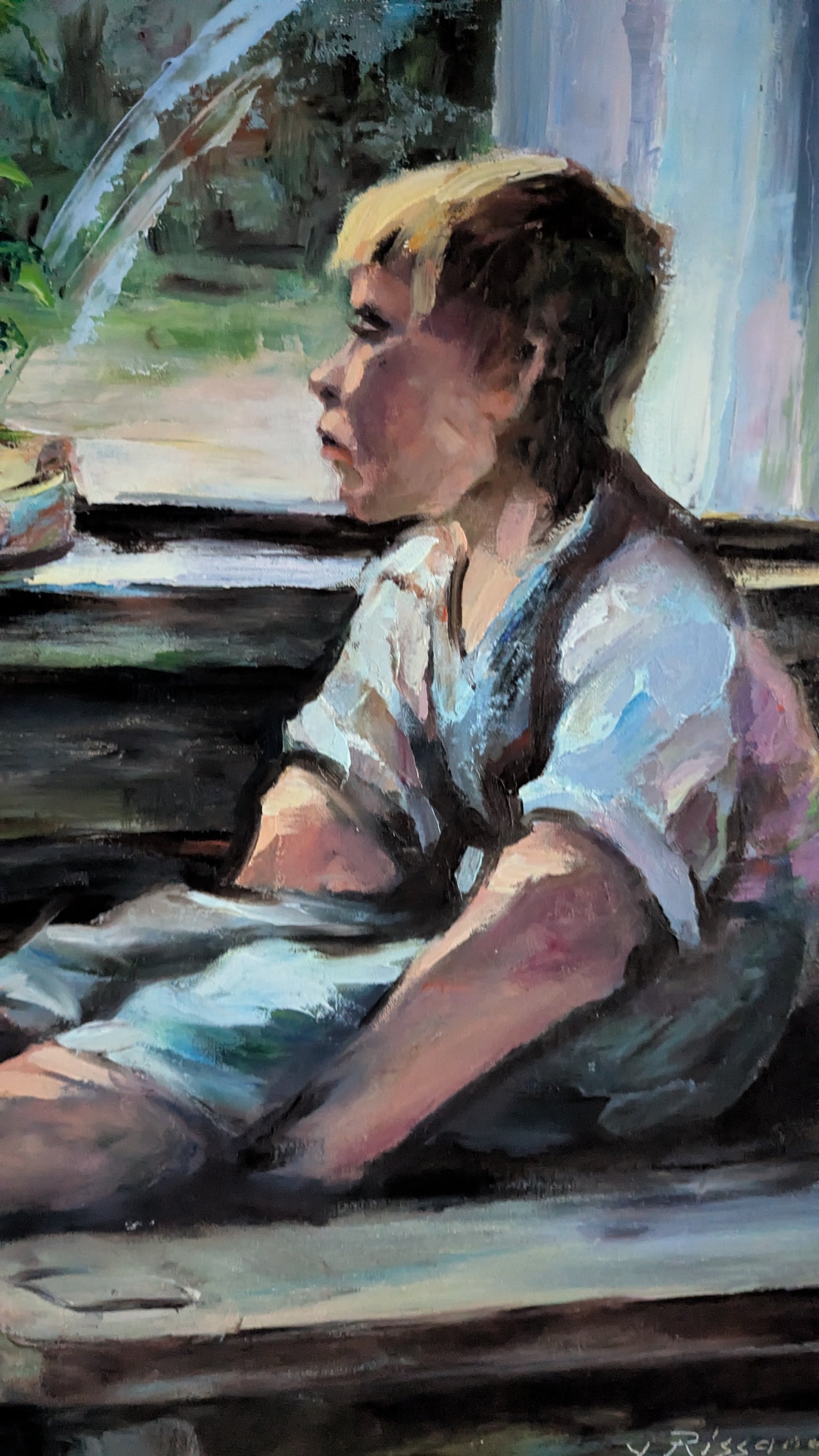 Yrjö Rissanen - Signeerattu Öljyvärimaalaus (1984)