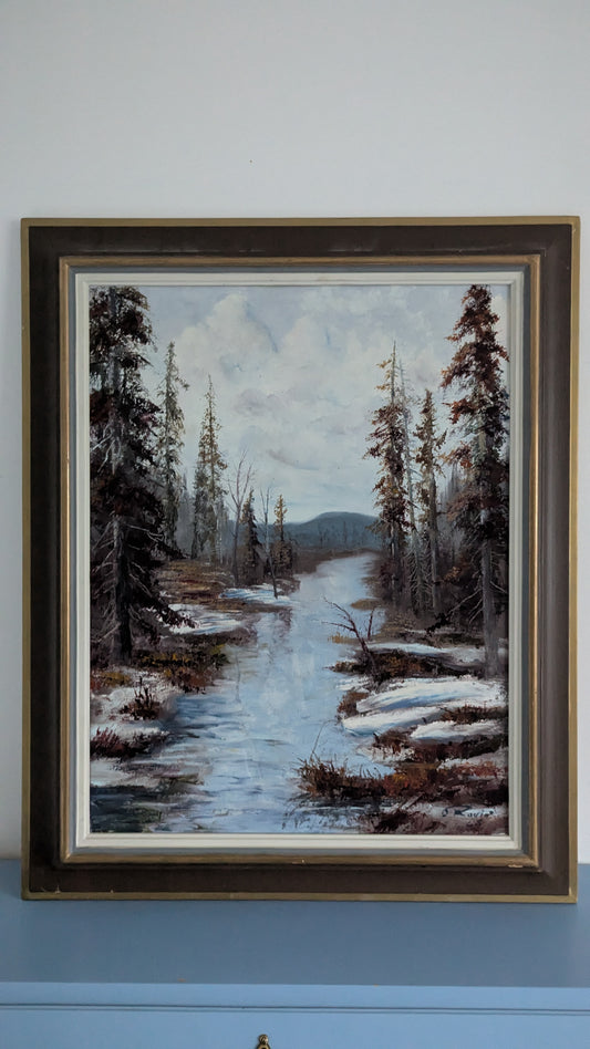 Olavi Rovio - Signeerattu Öljyvärimaalaus (1968)