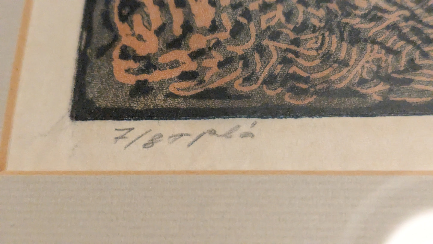 Pertti Kolehmainen - Olematon Olotila (Signeerattu Grafiikka 1982)