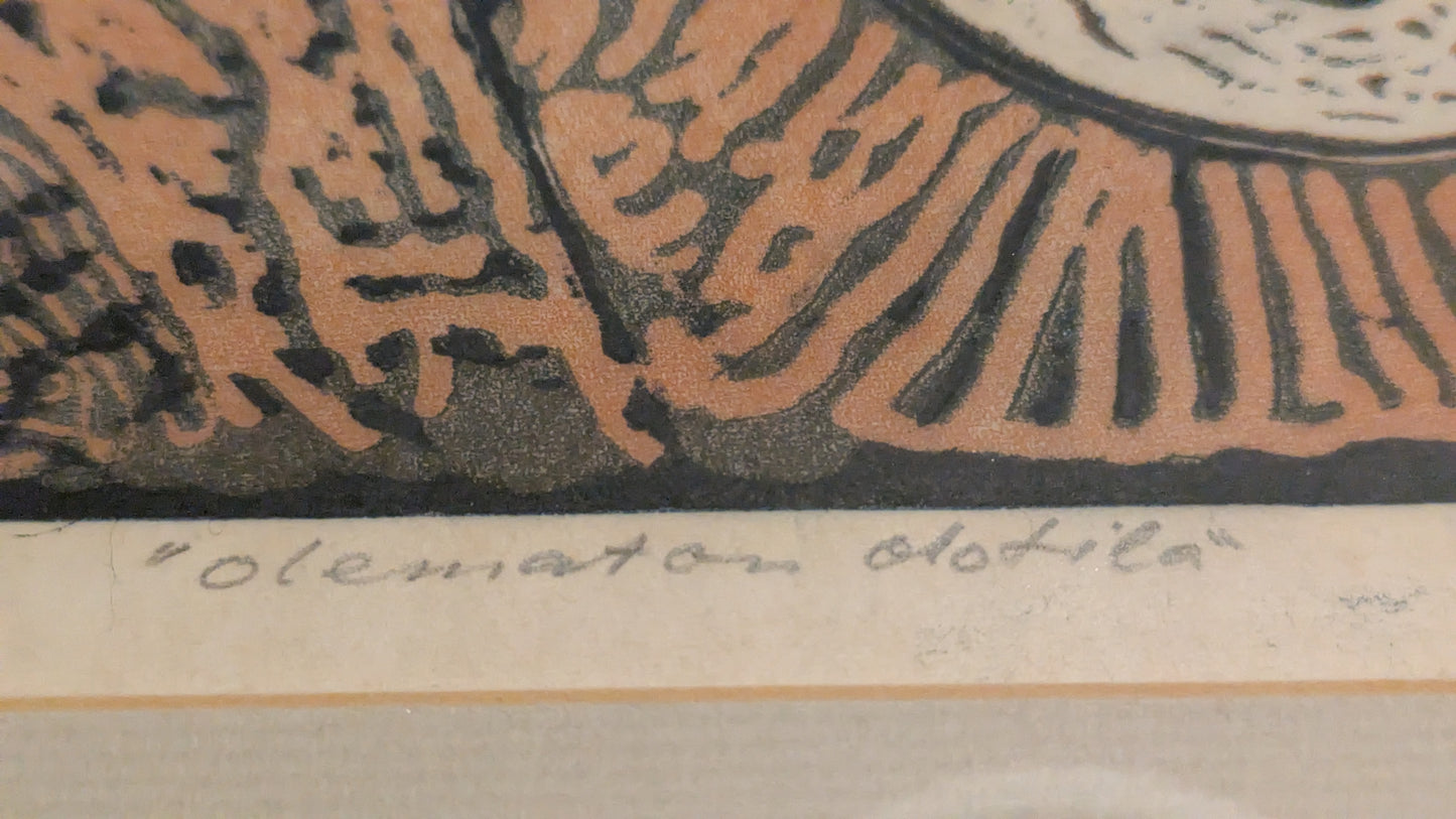 Pertti Kolehmainen - Olematon Olotila (Signeerattu Grafiikka 1982)