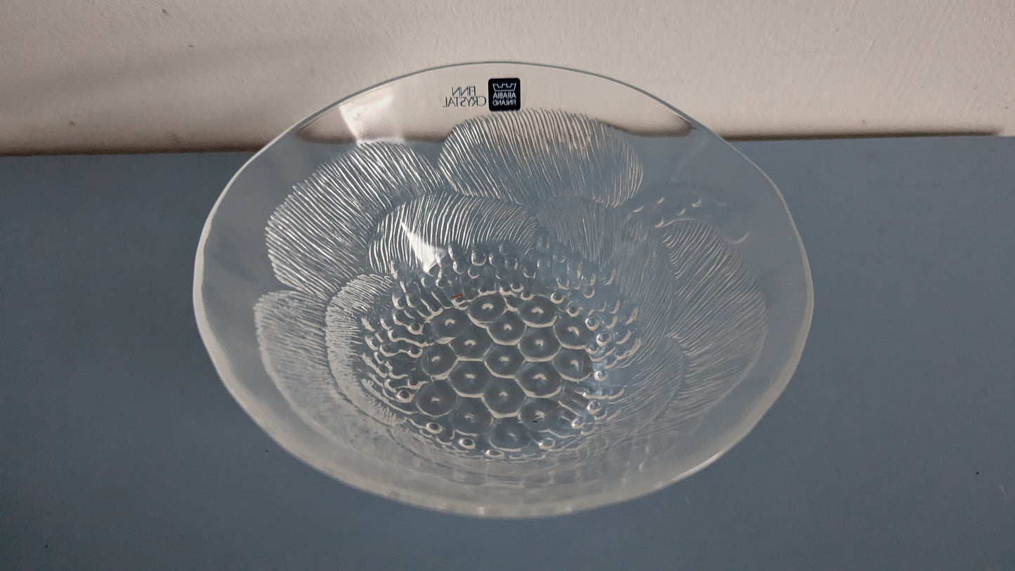 Nuutajärvi Pioni Annoskulho (4kpl, 1979-1984, Oiva Toikka, Alk. Pakkauksessa)