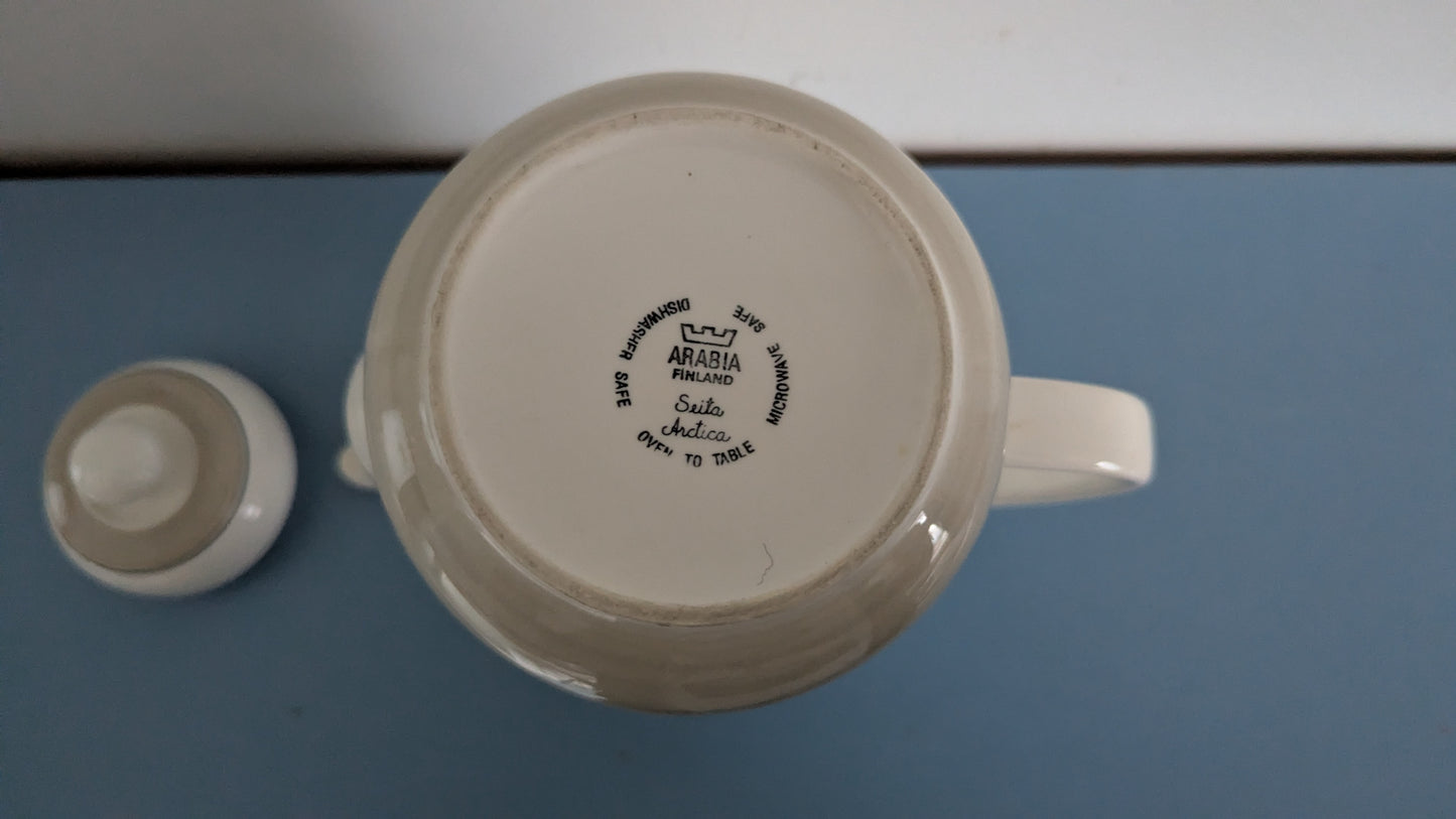 Arabia Arctica Seita Kahvikannu (1980-1988, Inkeri Leivo)