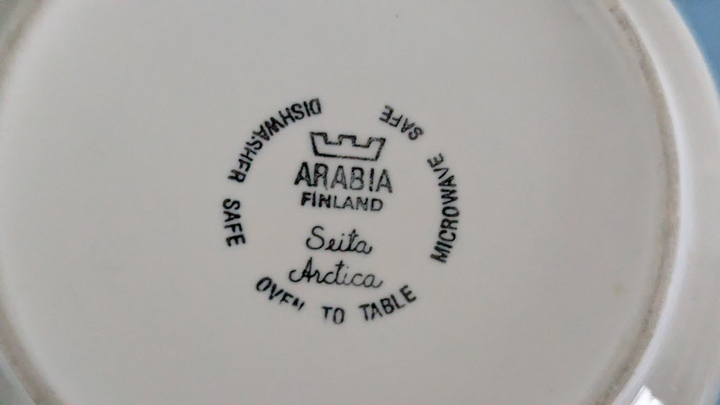 Arabia Arctica Seita Kahvikannu (1980-1988, Inkeri Leivo)