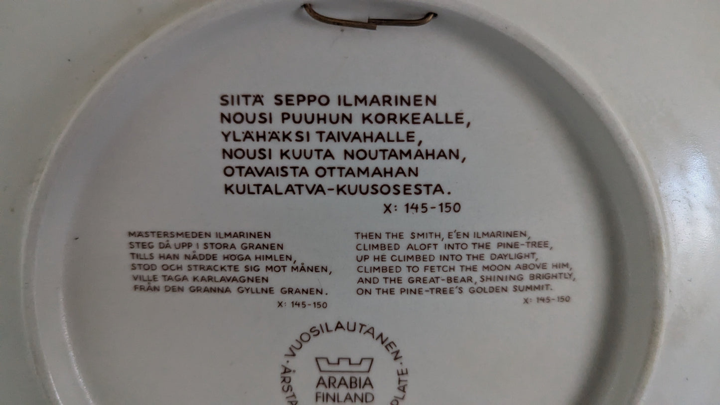 Arabia Kalevala Vuosilautanen 1987 (Raija Uosikkinen)