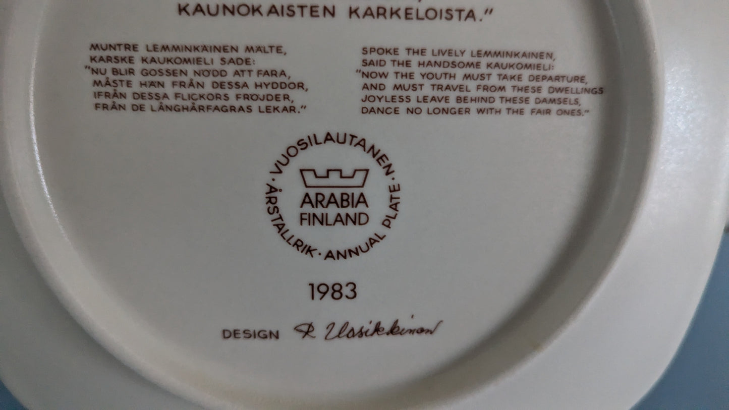 Arabia Kalevala Vuosilautanen 1983 (Raija Uosikkinen)