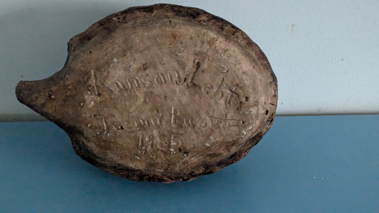 Teemu Luoto - Siili Figuuri (Kansan Lehti, Signeerattu, 1985)