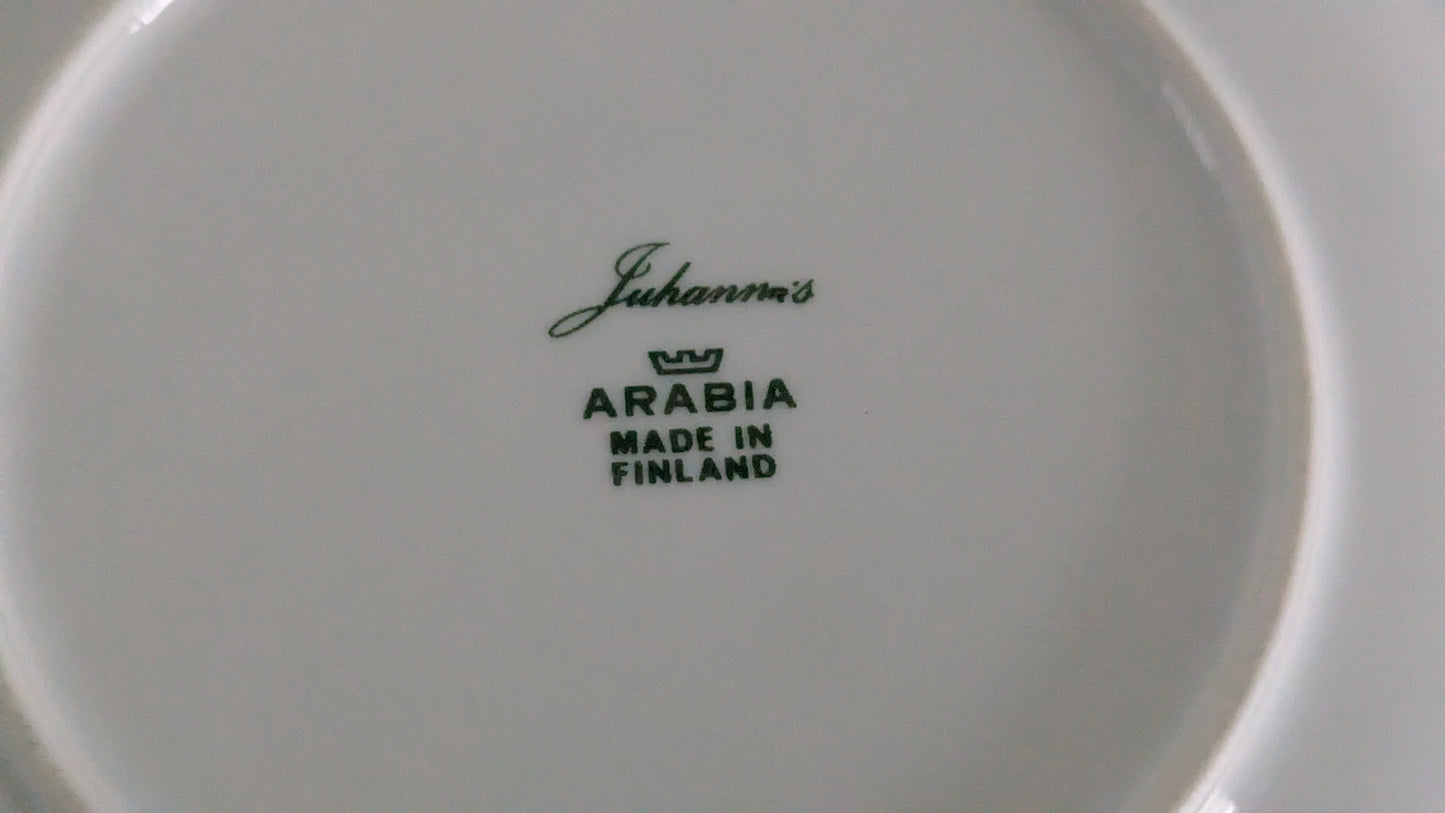 Arabia Juhannus Leivoslautanen / Leipälautanen (6kpl, 1966-1970)