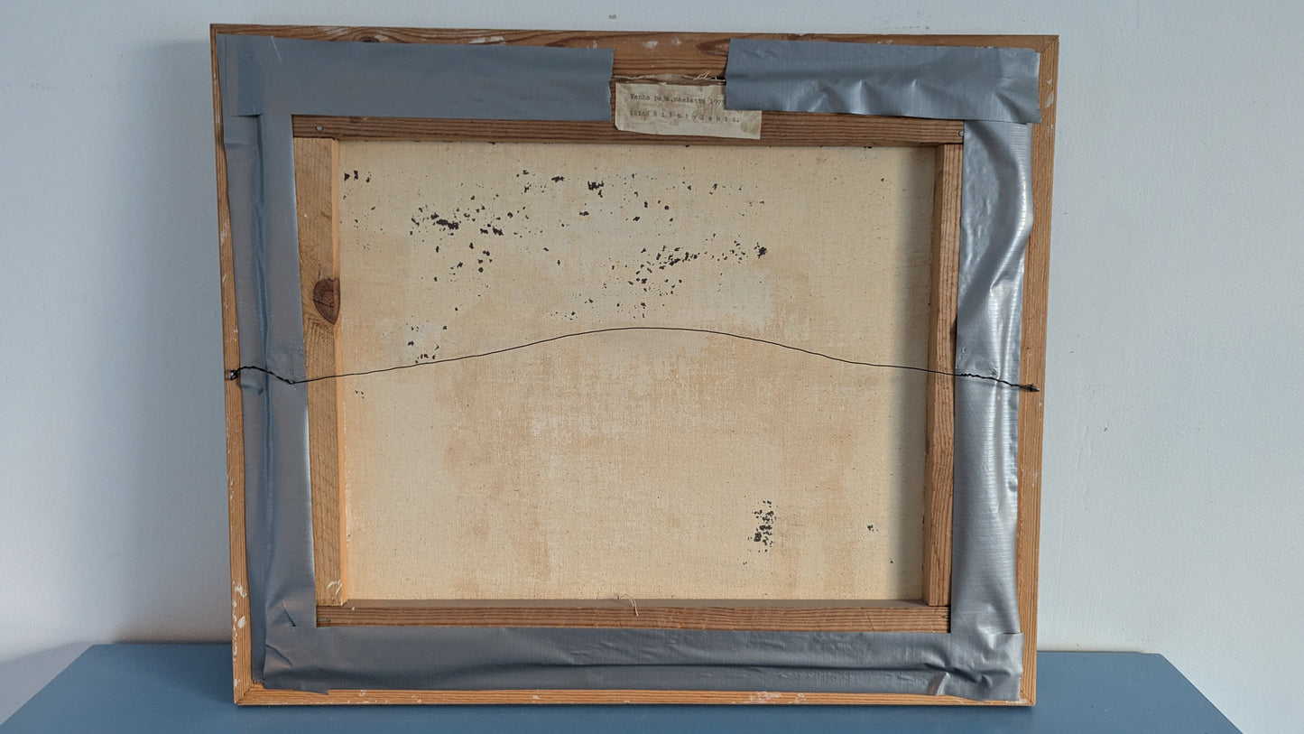 Väinö Niittylahti - Vanha Paja (Signeerattu Öljyvärimaalaus 1975)