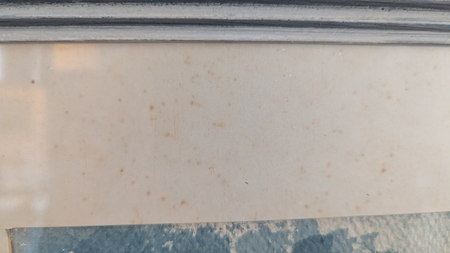 Signeerattu Akvarellimaalaus Vuodelta 1953