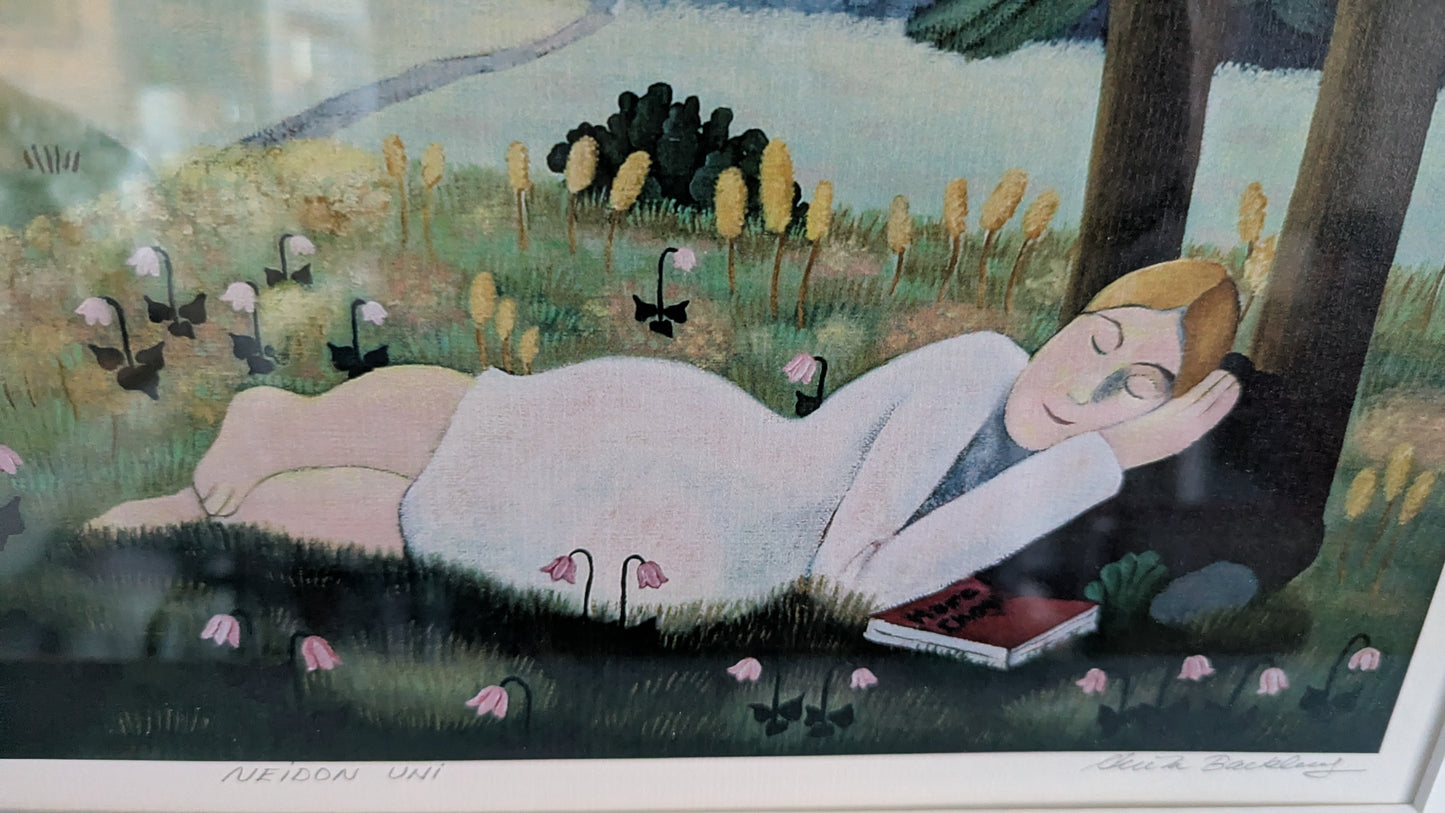 Anita Backlund - Neidon Uni (Signeerattu Grafiikka)