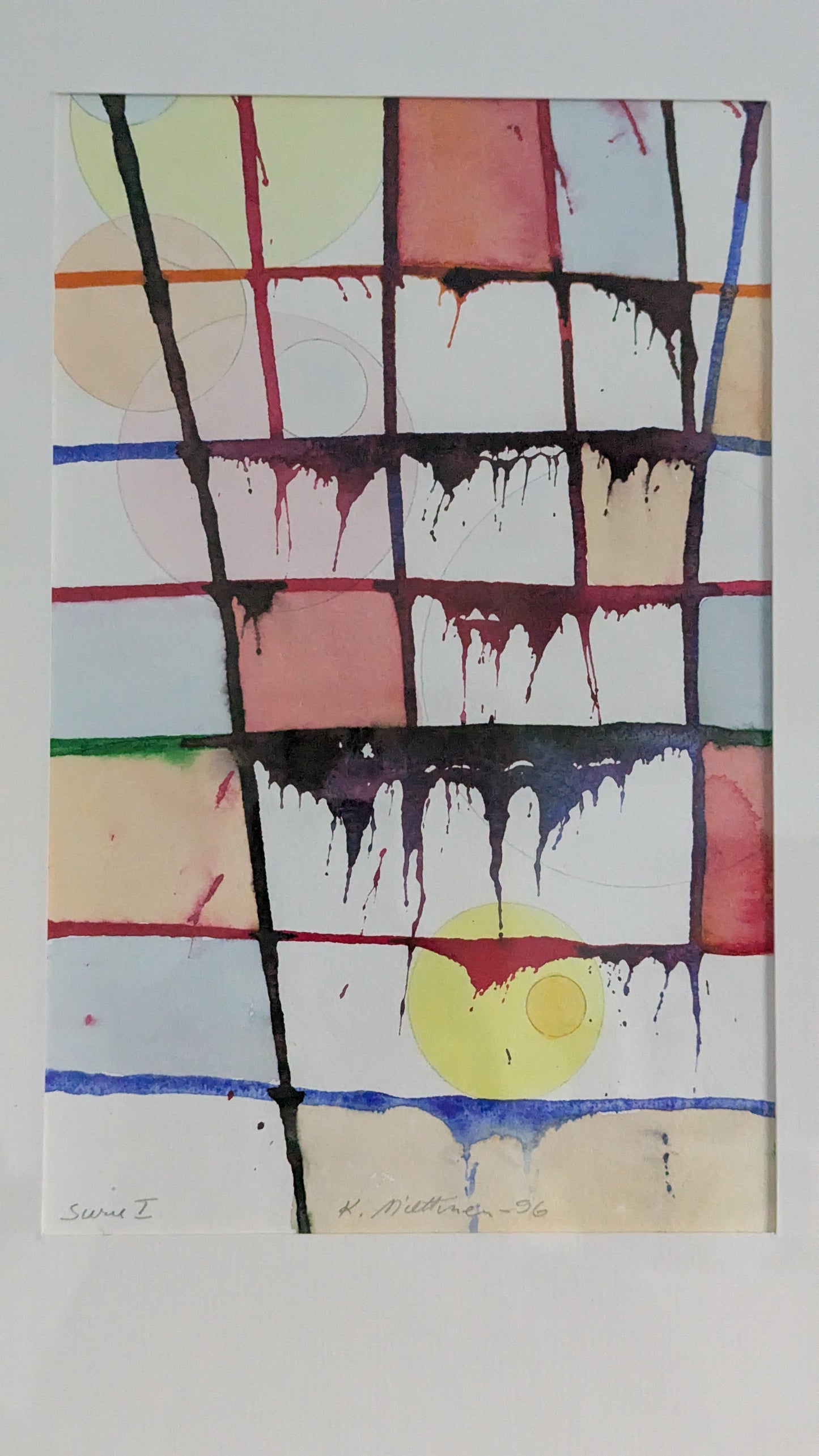 K. Miettinen - Suru I (Signeerattu Sekatekniikkatyö 1996)