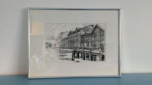 Eero Nokelainen -  Oy Viktor Ek Ab:n Varastorakennus Katajanokalla (1983)