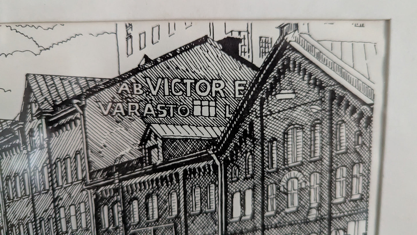 Eero Nokelainen -  Oy Viktor Ek Ab:n Varastorakennus Katajanokalla (1983)