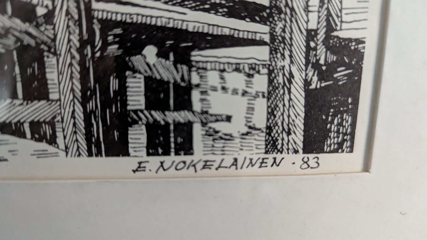 Eero Nokelainen -  Oy Viktor Ek Ab:n Varastorakennus Katajanokalla (1983)