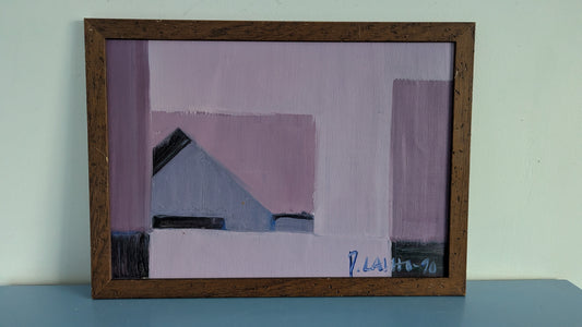 Pekka Laiho - Signeerattu Öljyvärimaalaus (1990)