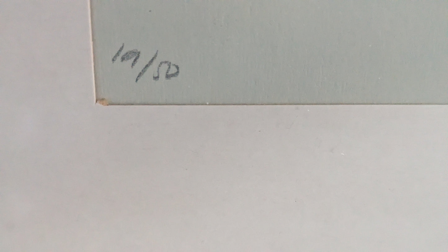 Raimo Huittinen - Porin Kaupungintalo (Signeerattu Grafiikka 1977)