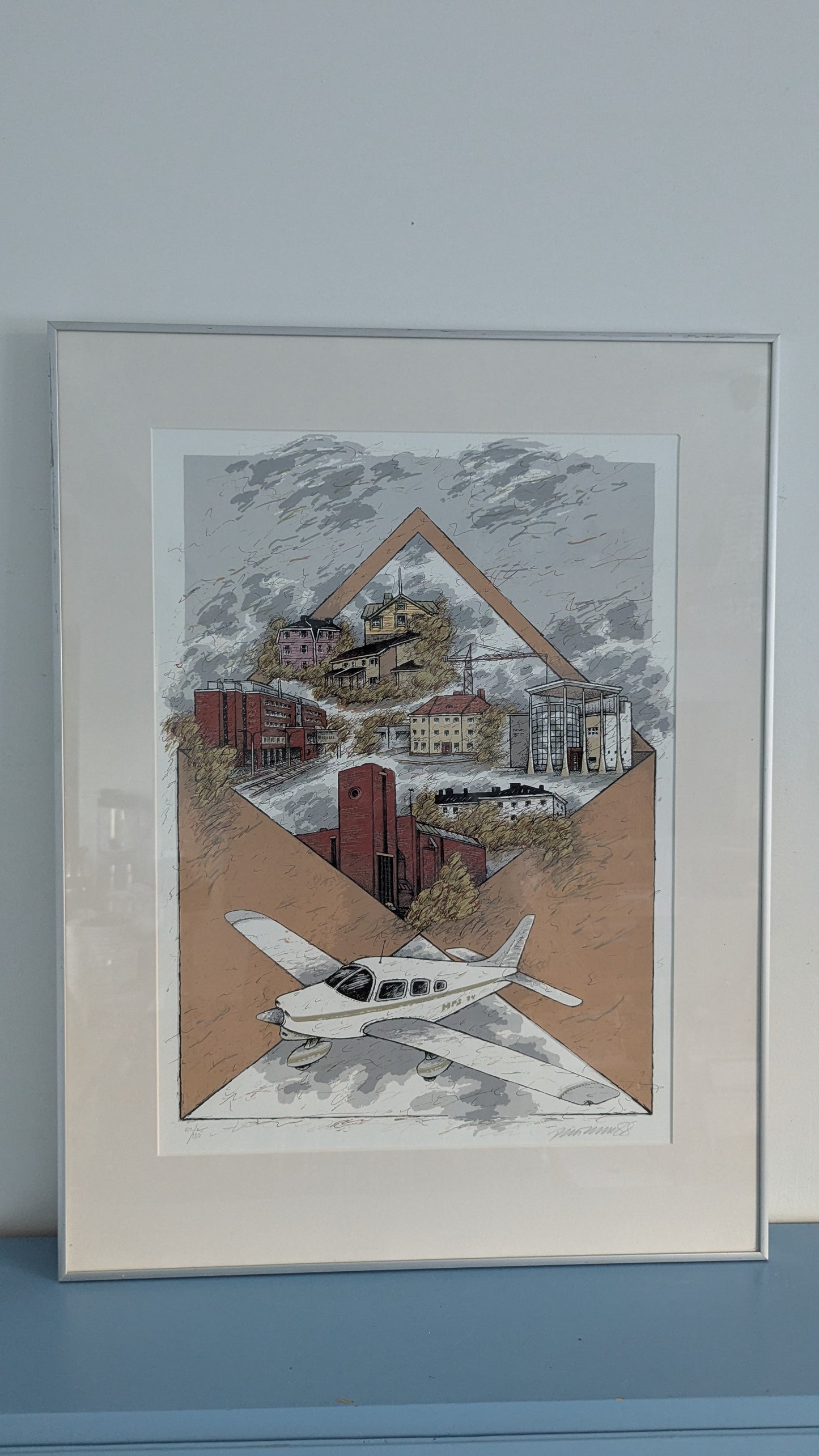 Raimo Kanerva - Signeerattu Serigrafia (1988)