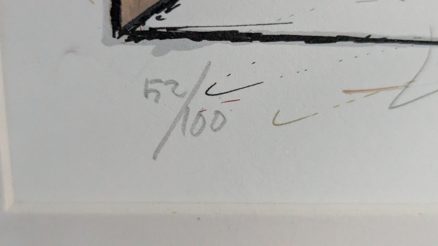 Raimo Kanerva - Signeerattu Serigrafia (1988)