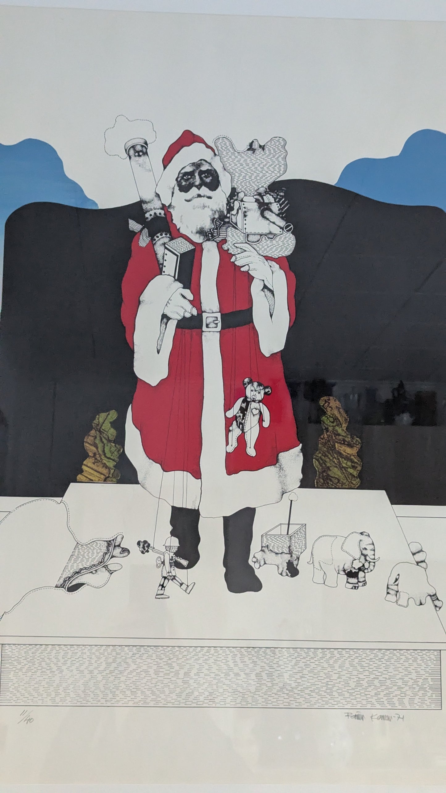 Raimo Kanerva - Signeerattu Grafiikka (1971, 11/40)