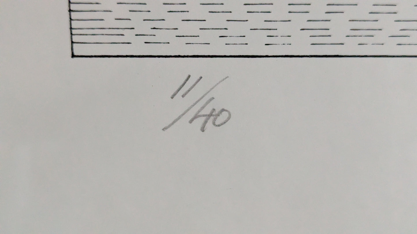 Raimo Kanerva - Signeerattu Grafiikka (1971, 11/40)