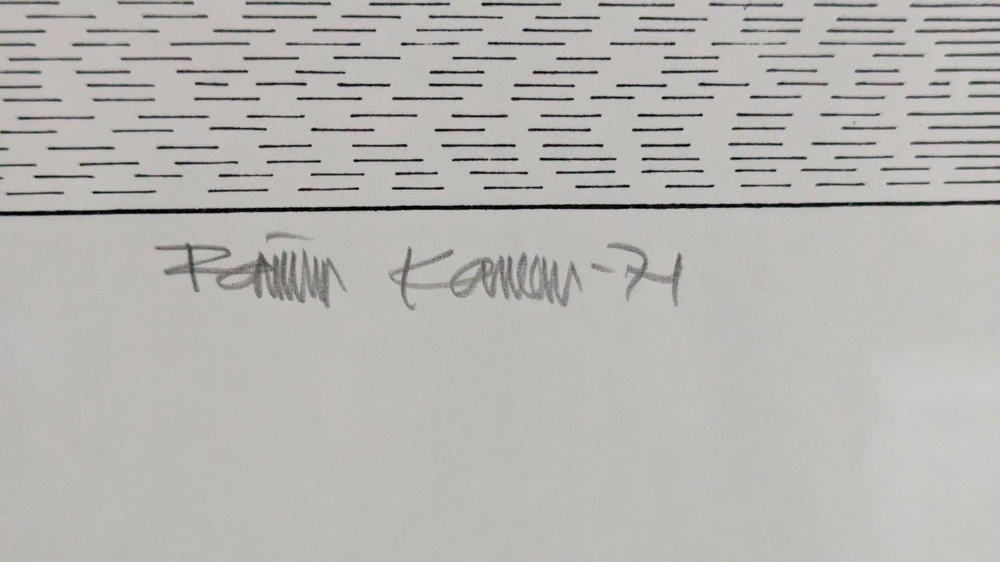 Raimo Kanerva - Signeerattu Grafiikka (1971, 11/40)