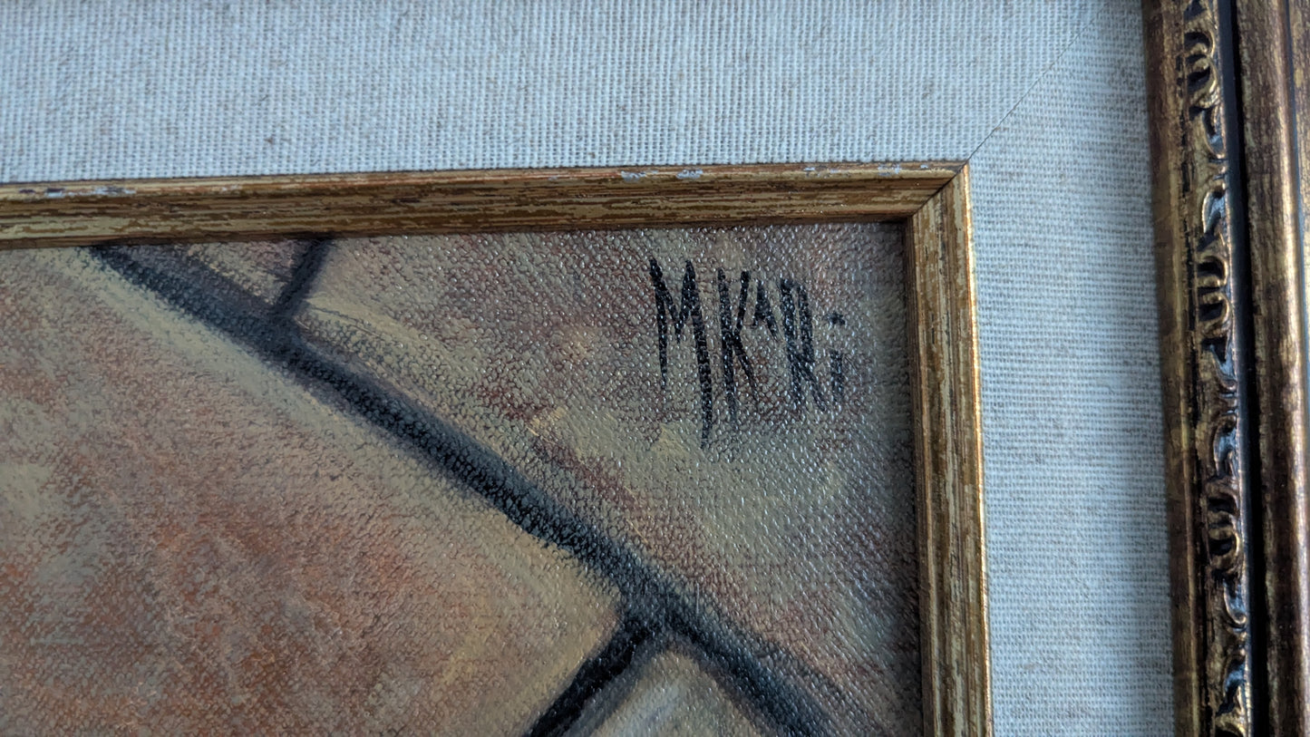 Mika Kari - Soittajan Kattila (Signeerattu Öljyvärimaalaus)