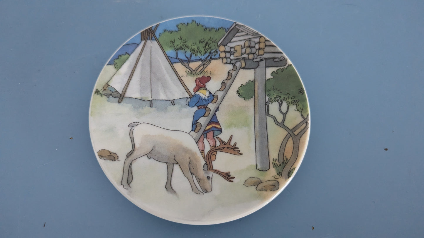 Arabia Kesä Lapissa Seinälautanen (1995, Toivo G. Utriainen)