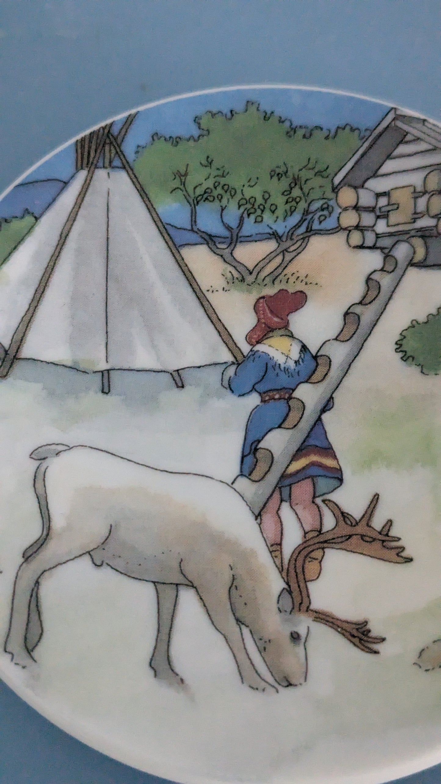 Arabia Kesä Lapissa Seinälautanen (1995, Toivo G. Utriainen)