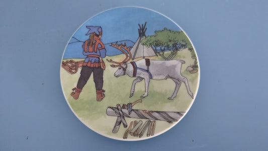 Arabia Kevät Lapissa Seinälautanen (1995, Toivo G. Utriainen)