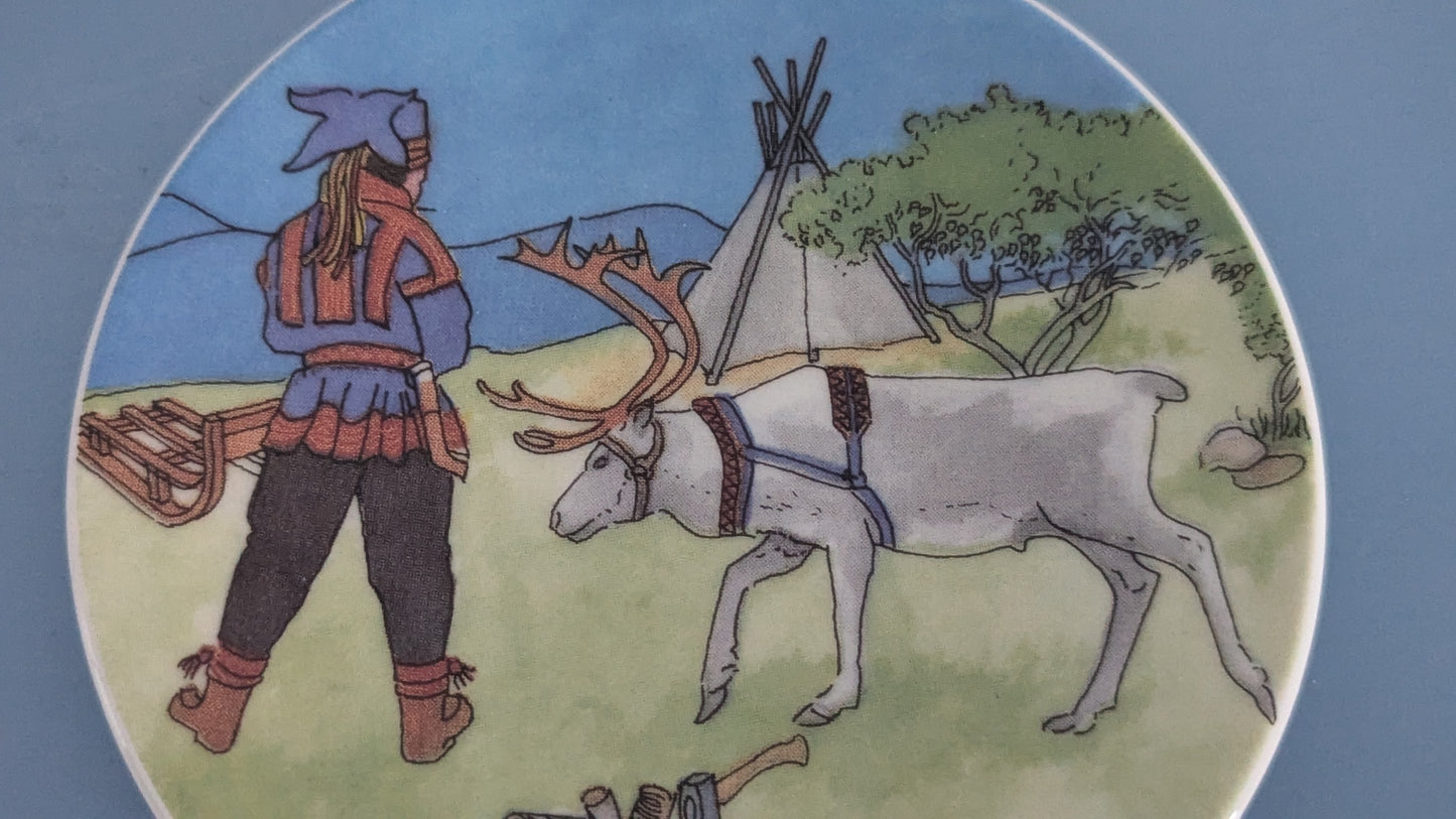 Arabia Kevät Lapissa Seinälautanen (1995, Toivo G. Utriainen)