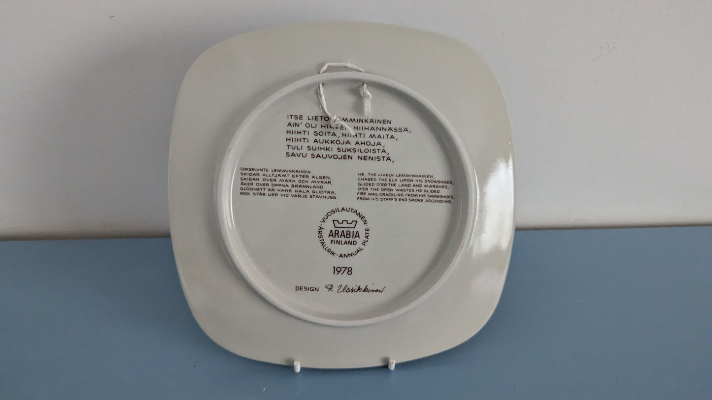 Arabia Kalevala Vuosilautanen 1978 (Raija Uosikkinen)