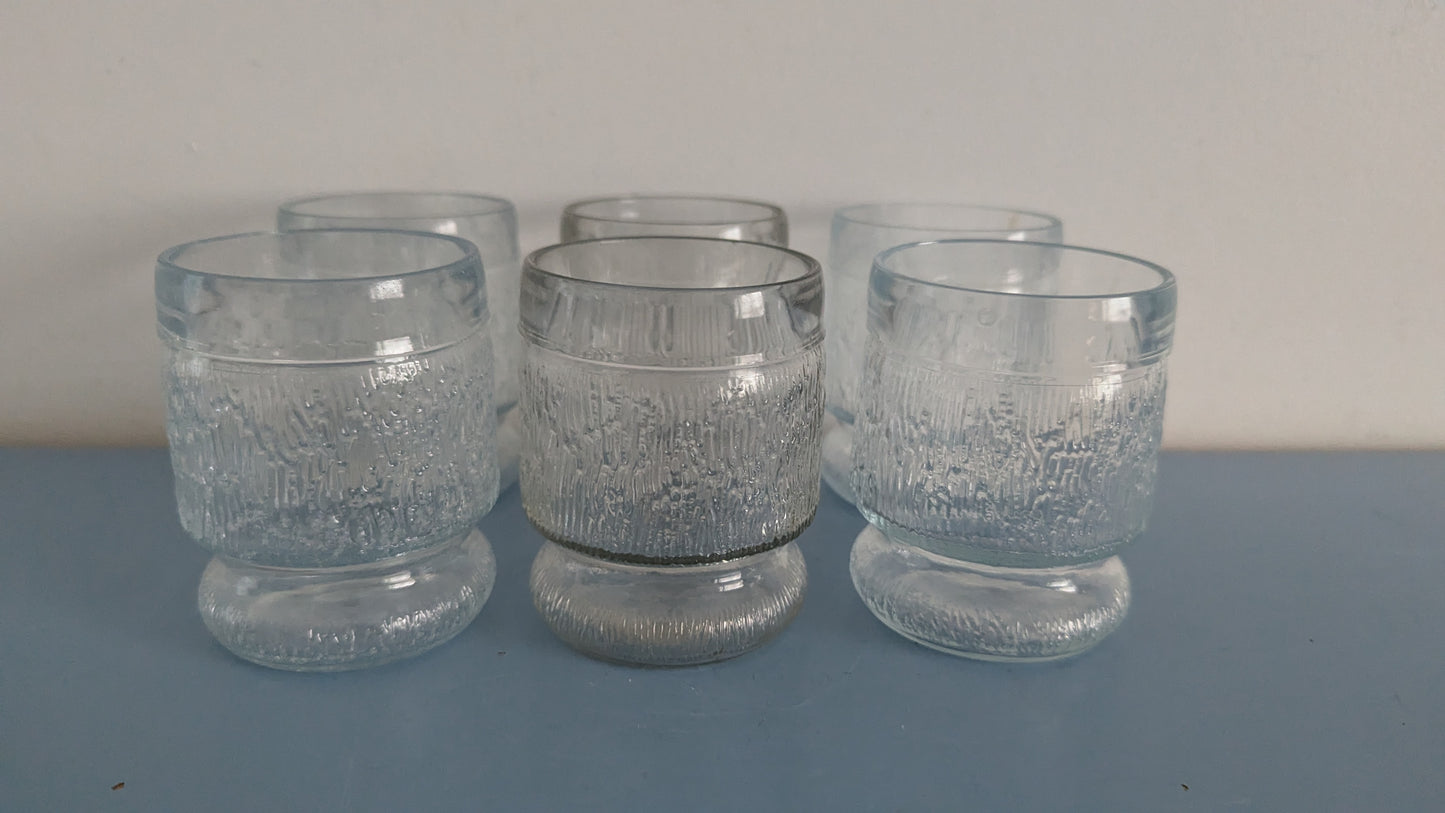 Riihimäen Lasi Ilona Juomalasi (6kpl, 1.8dl, 1970-luku)