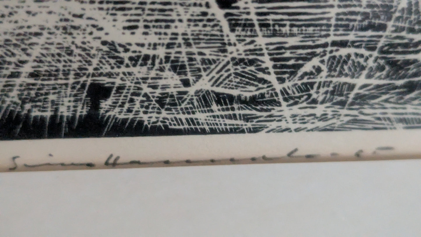 Simo Hannula - Signeerattu Litografia (1965)