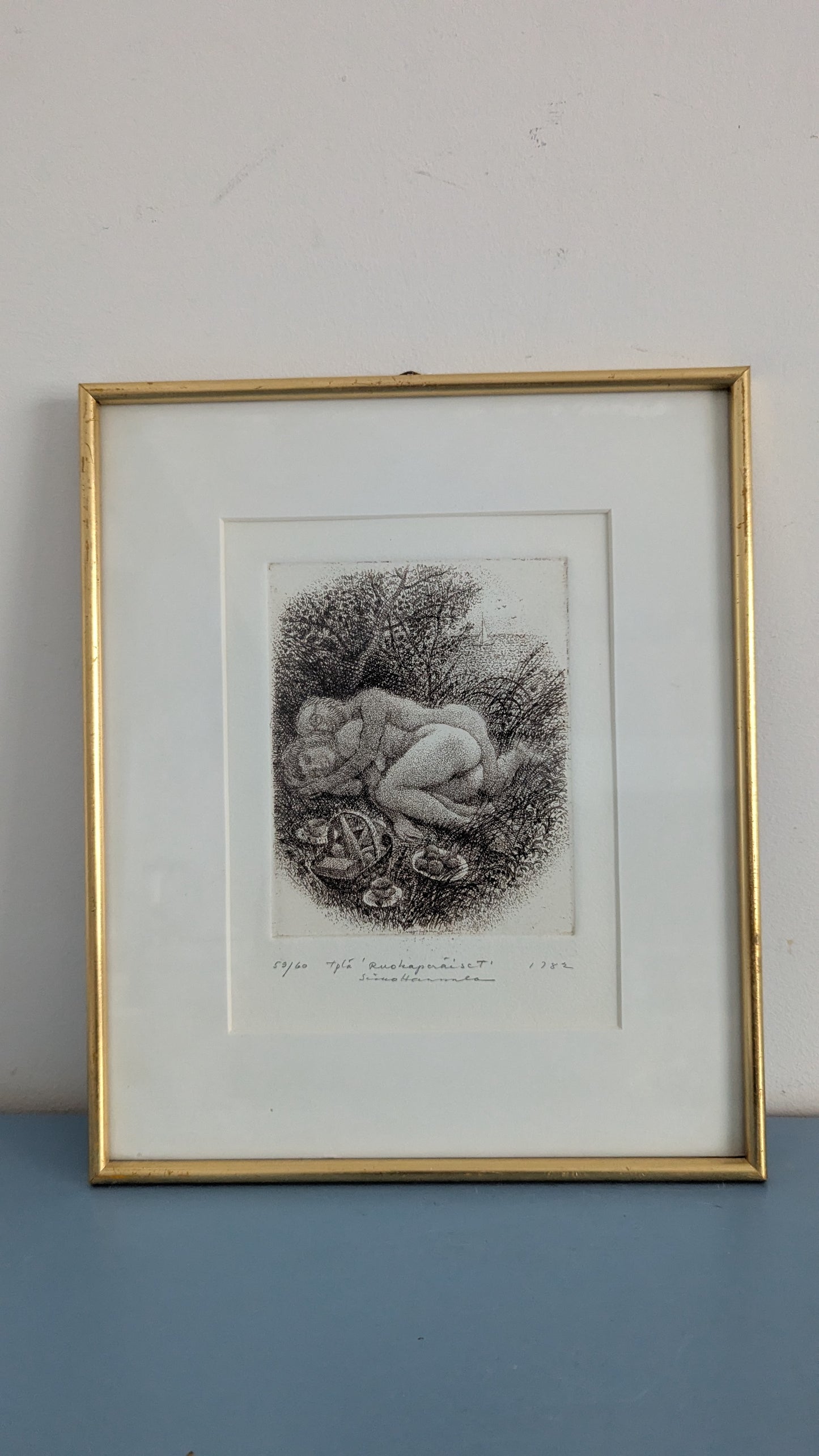 Simo Hannula - Ruokaperäiset (Signeerattu Etsaus 1982, 59/60)